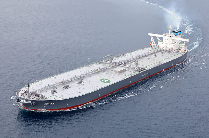 OLYMPUS: a new crude oil tanker brokered for Greece’s Samos Steamship (301,000 DWT)