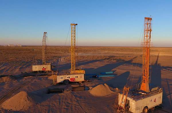 Kharassan Uranium Mine in Kazakhstan