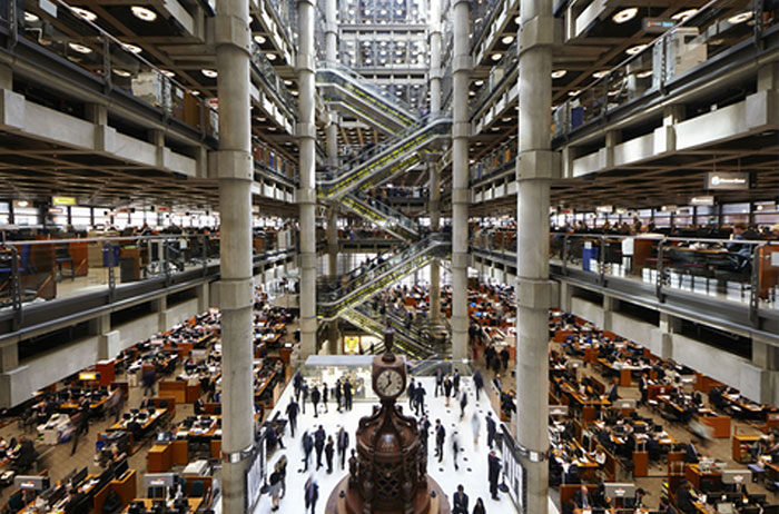 Lloyd’s of London (interior of the building)