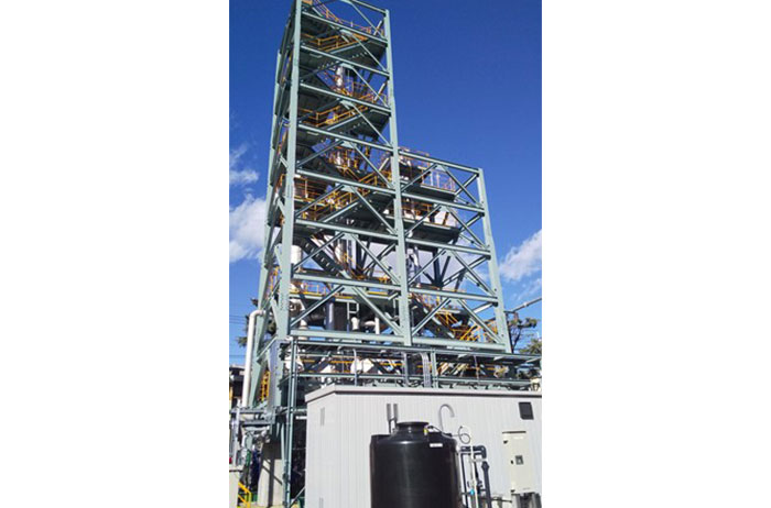Carbon dioxide recovery facility for the Kumagaya Plant of Taiheiyo Cement Corporation