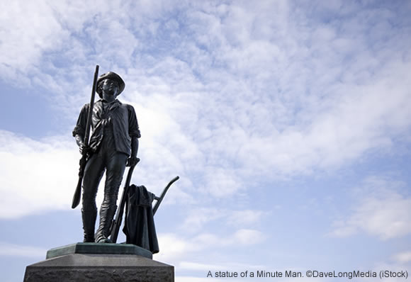 A statue of a Minute Man