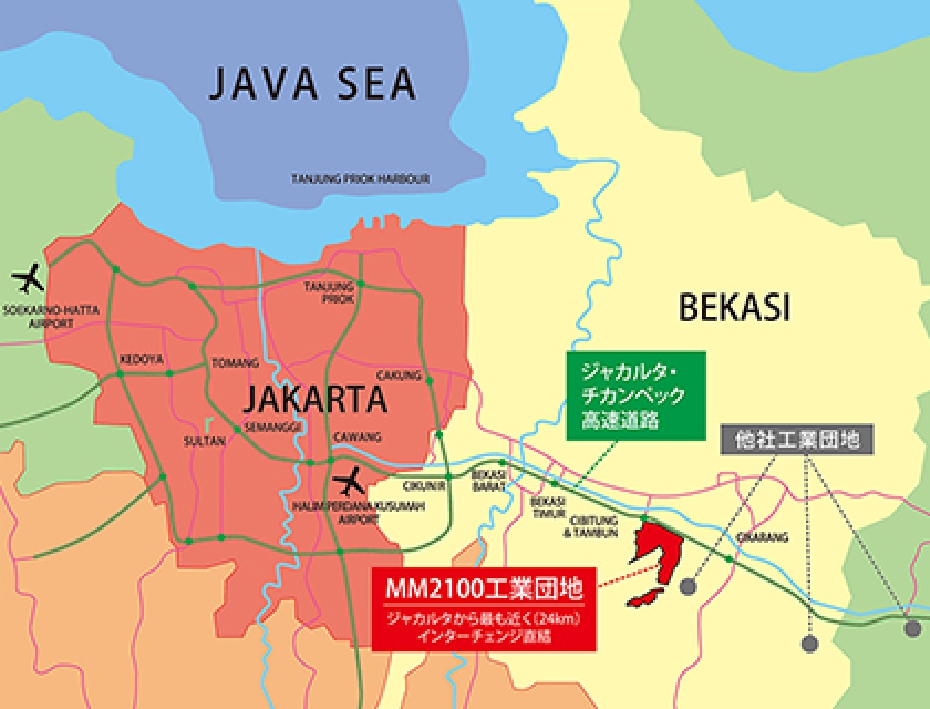 ＜MM2100 Location Map＞