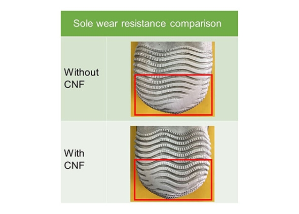 Sole wear resistance comparison