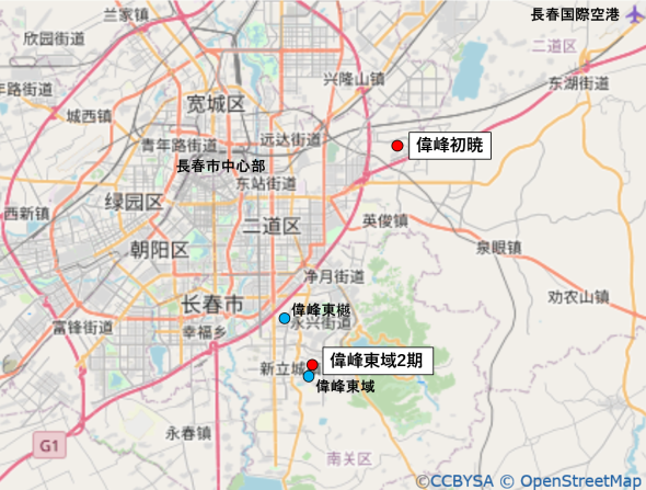 <Location map (Changchun city)>