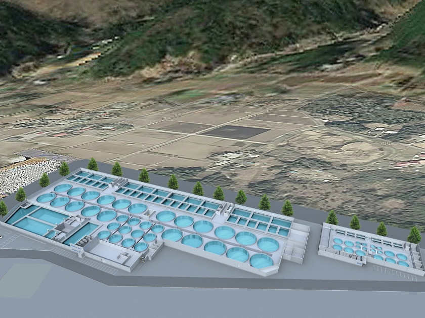 Rendering of the Aquaculture Farm