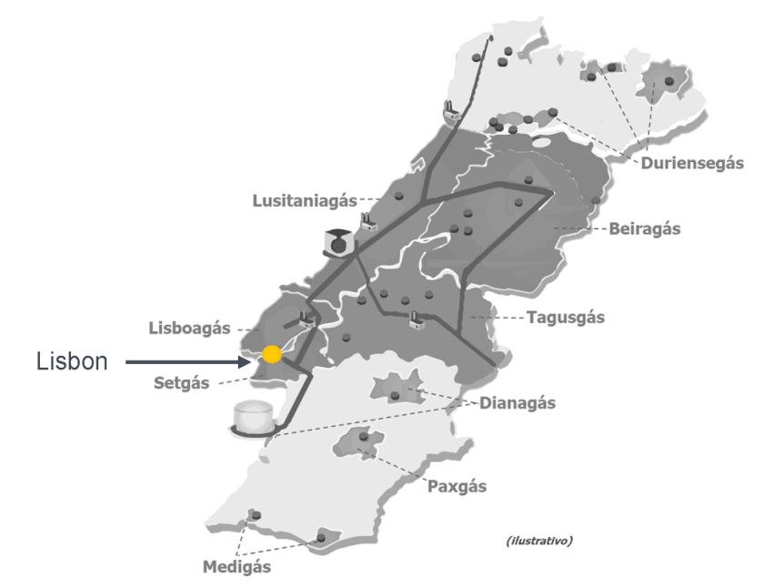 Distribution Area of Floene