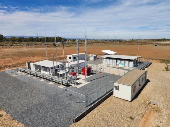 Green hydrogen production and energy storage facility in SA