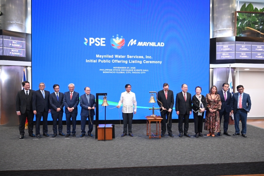 The ceremony held on the day of the IPO