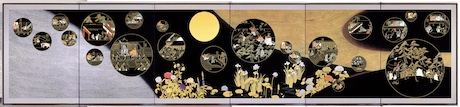 《聖徳太子絵伝四季図大屏風「夏の部」》2005年、中宮寺蔵