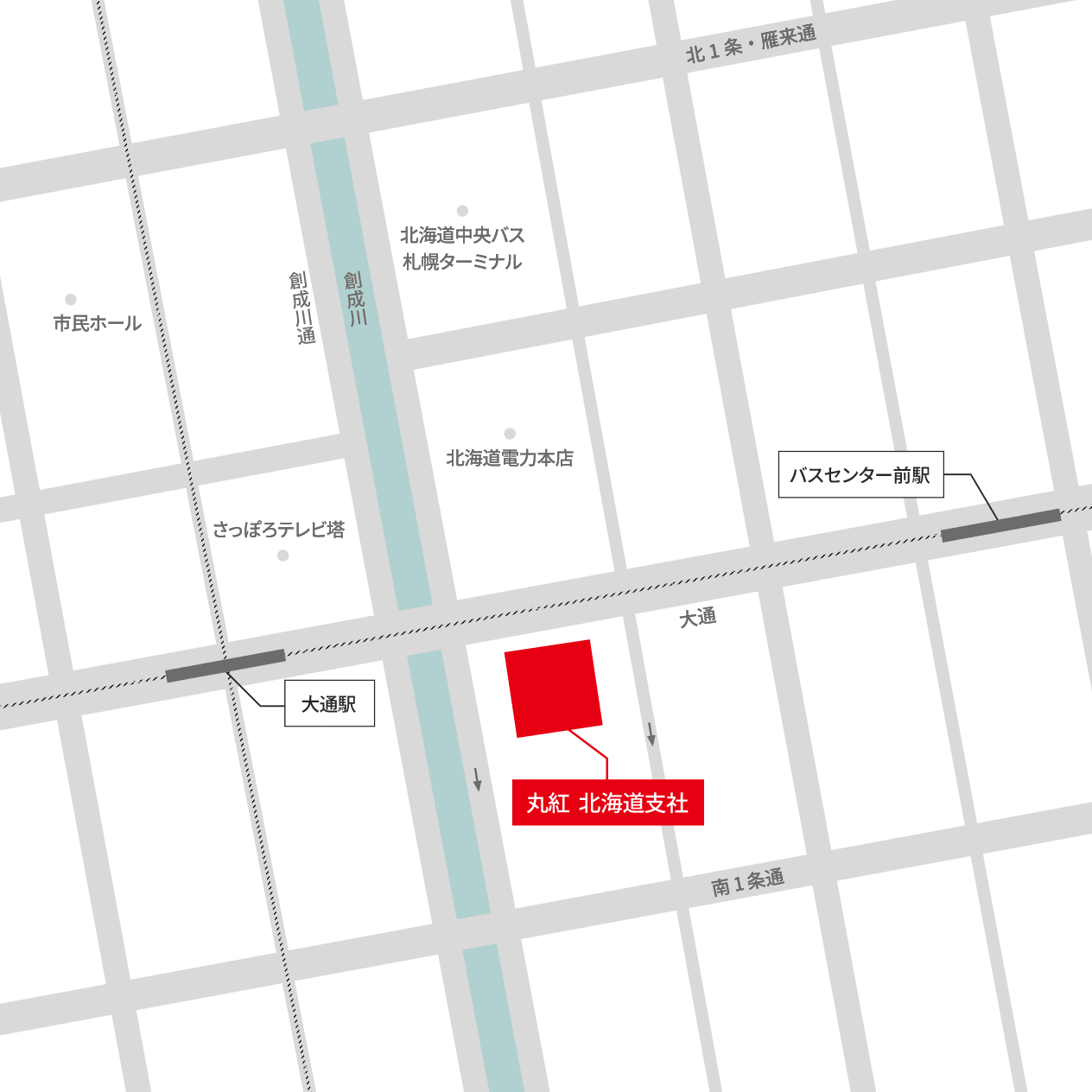 北海道支社 地図