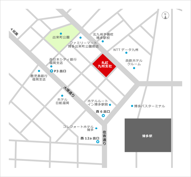 九州支社 地図
