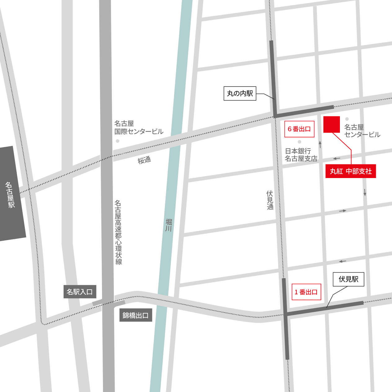 中部支社 地図