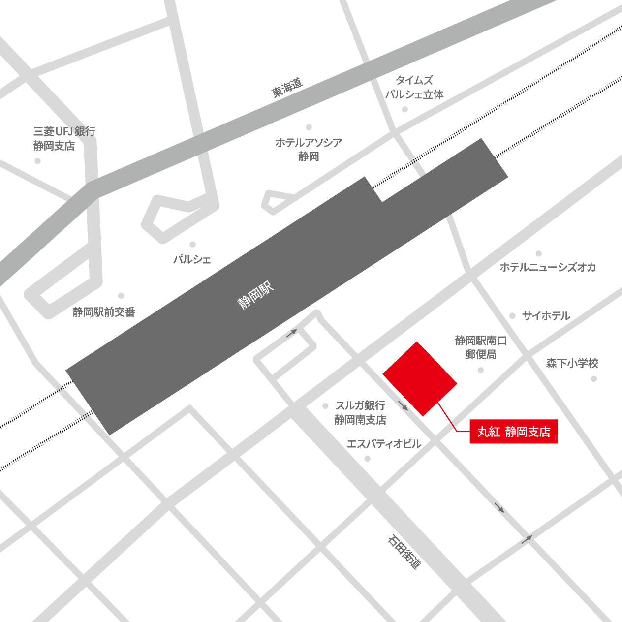 静岡支店 地図