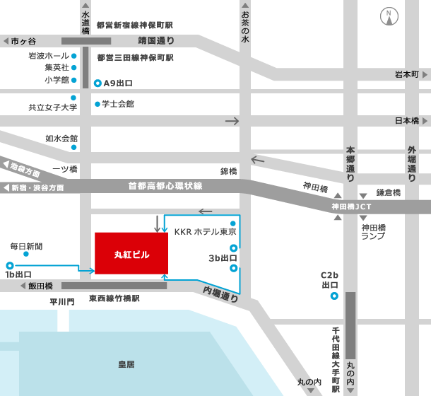 東京本社 地図