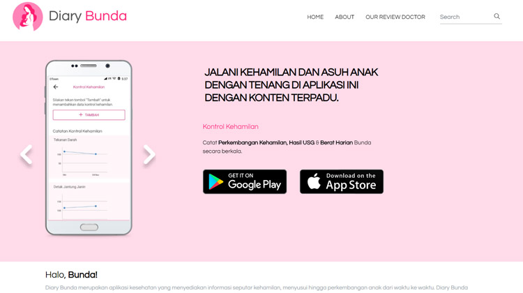 Diary Bunda ホームページ