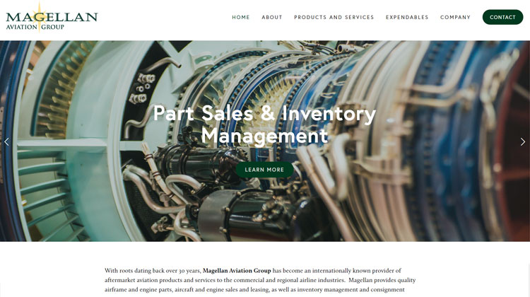 Magellan Aviation Group ホームページ