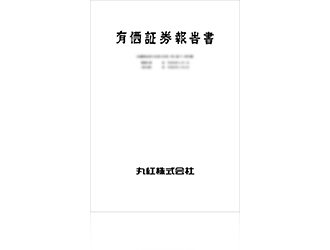 有価証券報告書